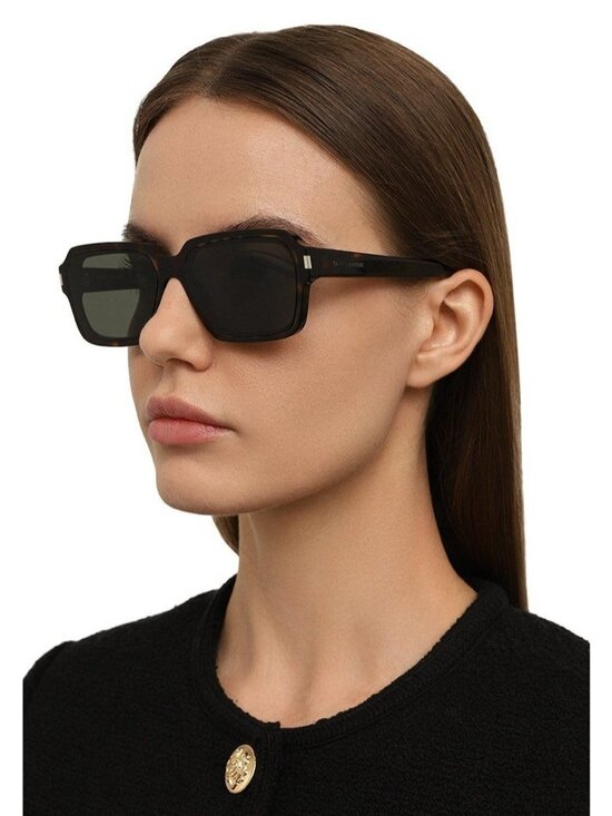 NEW SAINT LAURENT SL611 002 SUNGLASSES HAVANA UNISEX EYEWEAR main image 6